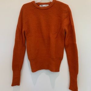 ZARA orange sweater size S very good condition